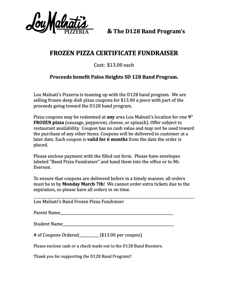 pizza coupon