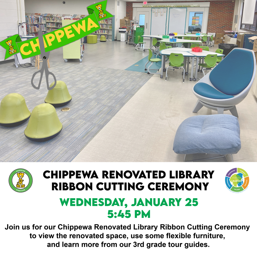 Chippewa Renovated Library Ribbon Cutting Ceremony