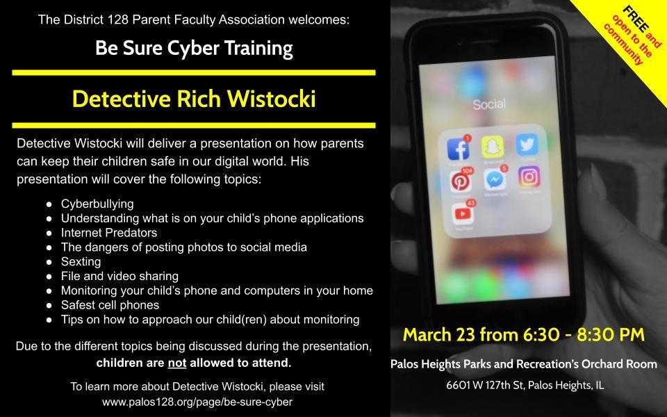 Be Sure Cyber Training with Detective Rich Wistocki