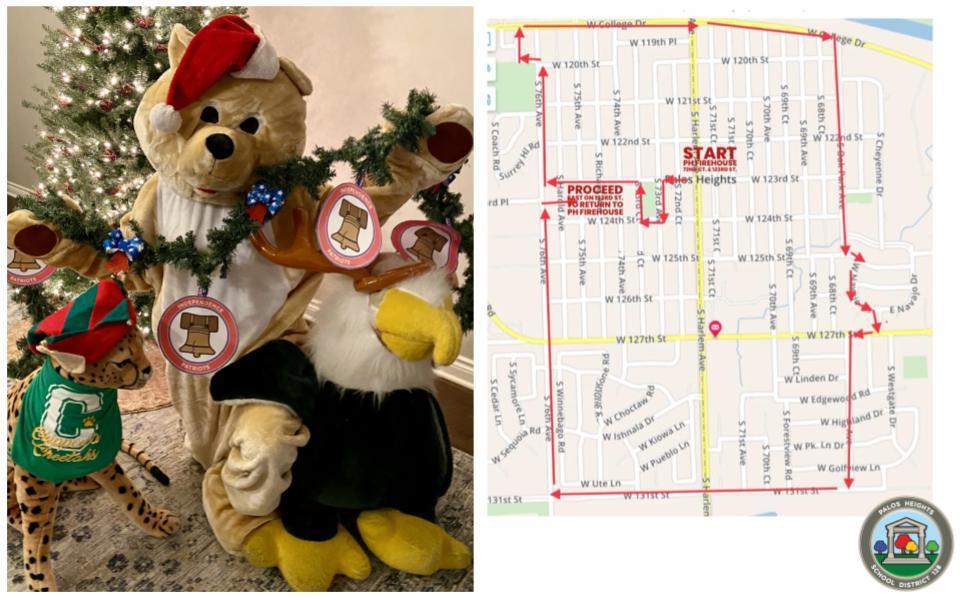 Santa's Parade thru Palos Heights