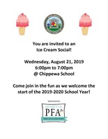 PFA Sponsored Ice Cream Social