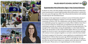 Superintendent Merryl Brownlow Signs 5-Year Contract Extension