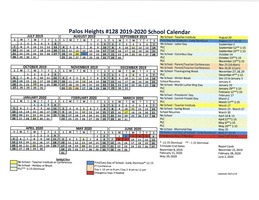 2019-2020 School Calendar