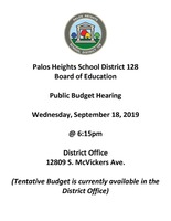 Public Budget Hearing
