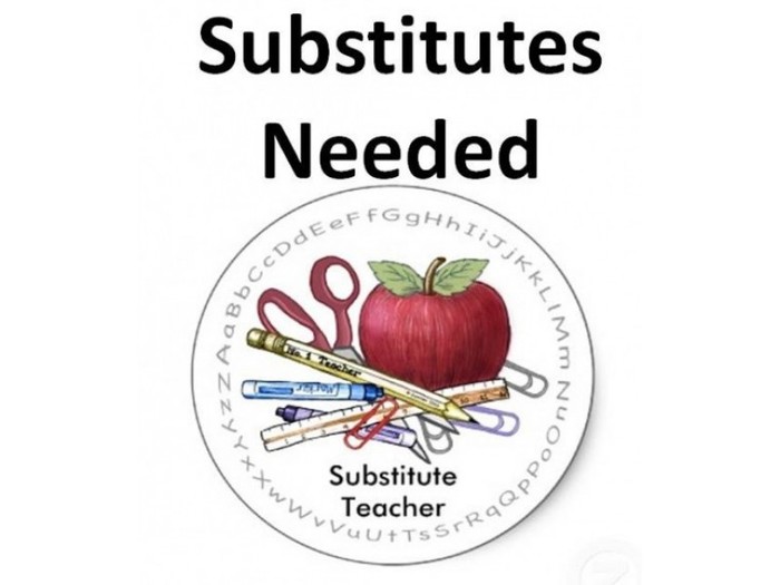 Substitutes Needed